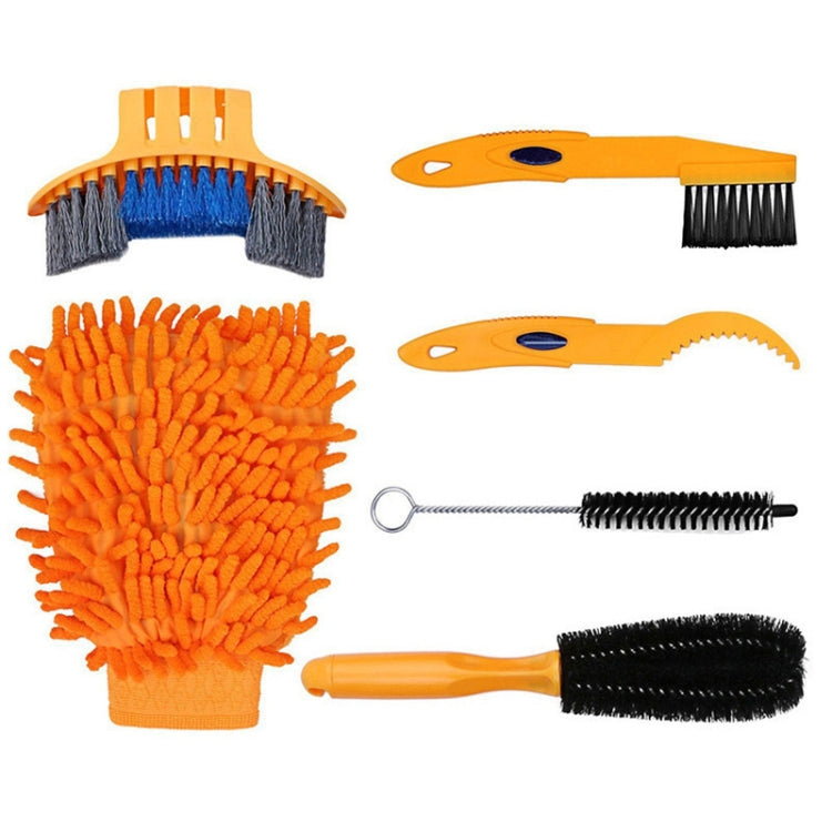 Bike Chain Washer Cleaner Kit Maintenance Tool,Specification: 6 In 1 Brush - Maintenance tools by PMc TechLife | Online Shopping South Africa | PMc TechLife | Buy Now Pay Later Mobicred