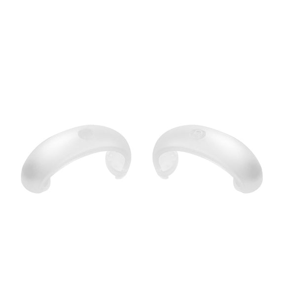 1 Pair  Controller Grip Anti-collision Silicone Ring for Meta Quest 2(Transparent)