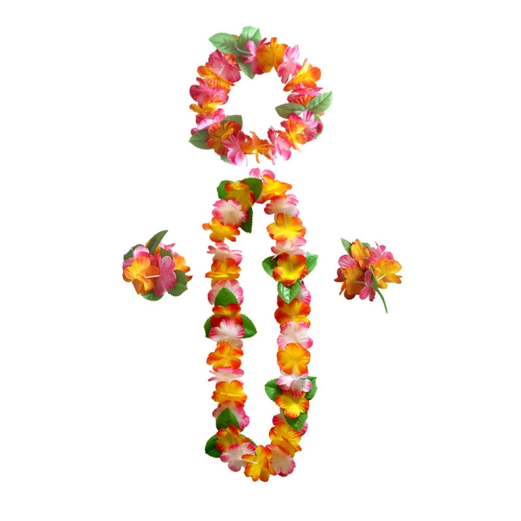 5 PCS CK-053 12-Color Petal Party Decoration Hawaiian Wreath(12) - Holiday Decorations by PMC TechLife | Online Shopping South Africa | PMC TechLife | Buy Now Pay Later Mobicred