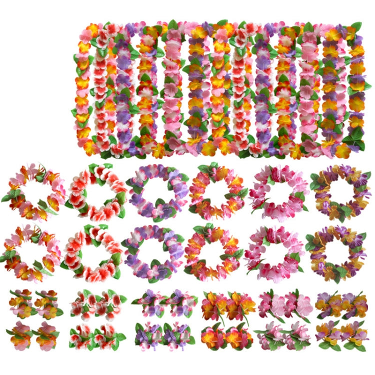 5 PCS CK-053 12-Color Petal Party Decoration Hawaiian Wreath(3) - Holiday Decorations by PMC TechLife | Online Shopping South Africa | PMC TechLife | Buy Now Pay Later Mobicred