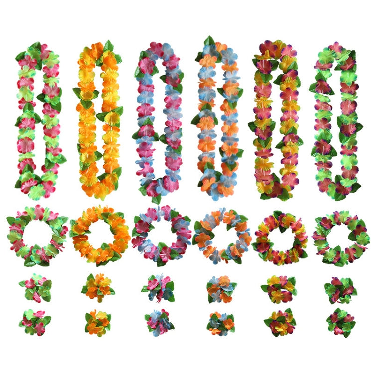 5 PCS CK-053 12-Color Petal Party Decoration Hawaiian Wreath(11) - Holiday Decorations by PMC TechLife | Online Shopping South Africa | PMC TechLife | Buy Now Pay Later Mobicred