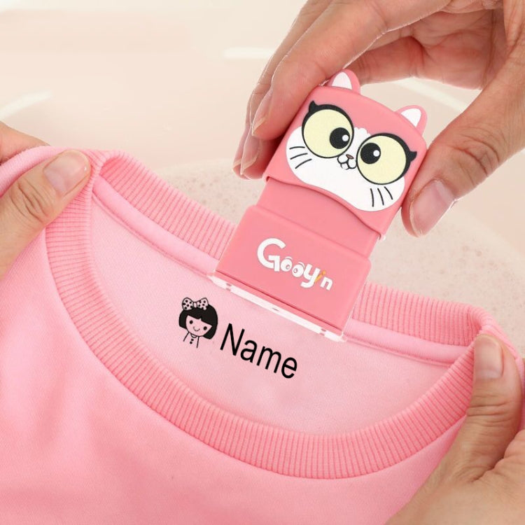 Clothing Seal For Children Kindergarten Student Name Photosensitive Seal(Pink) - Gadgets by PMC TechLife | Online Shopping South Africa | PMC TechLife