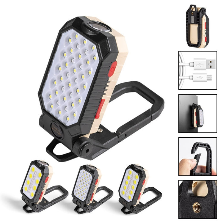 E-SMARTER COB Work Light USB Emergency Flashlight Maintenance Lamp, Style: W599A 10 Hole - Camping Lighting by E-SMARTER | Online Shopping South Africa | PMC Jewellery | Buy Now Pay Later Mobicred