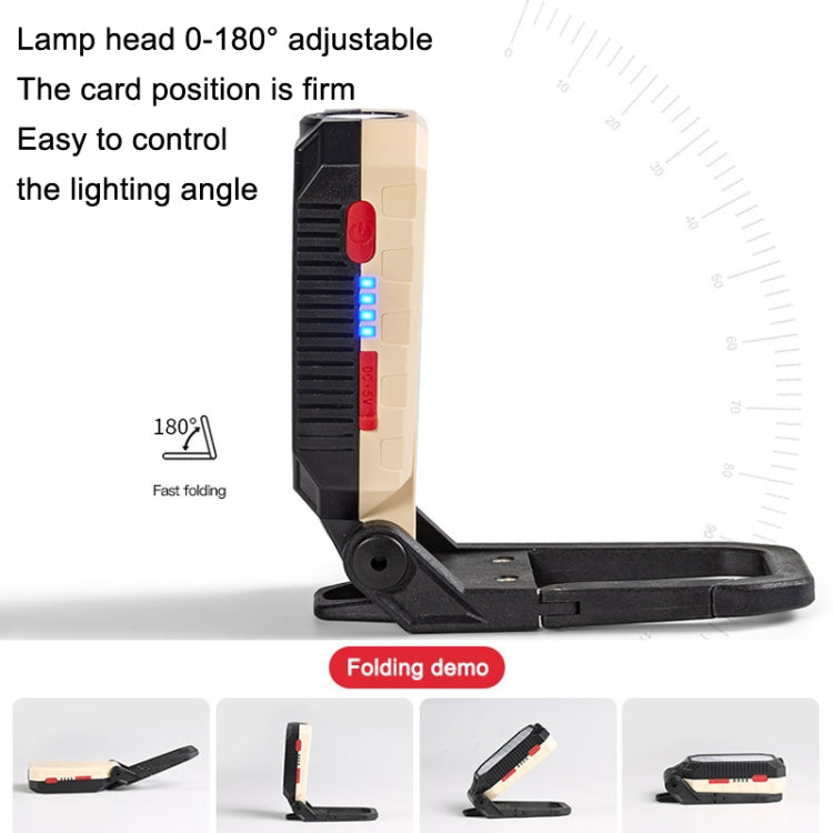 E-SMARTER COB Work Light USB Emergency Flashlight Maintenance Lamp, Style: W599A 10 Hole - Camping Lighting by E-SMARTER | Online Shopping South Africa | PMC Jewellery | Buy Now Pay Later Mobicred