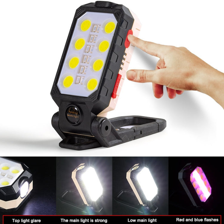 E-SMARTER COB Work Light USB Emergency Flashlight Maintenance Lamp, Style: W599A 10 Hole - Camping Lighting by E-SMARTER | Online Shopping South Africa | PMC Jewellery | Buy Now Pay Later Mobicred