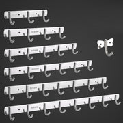 304 Stainless Steel No Punching Door Rear Coat Hook, Specification: 3 Hooks
