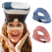 VR Glasses Head-mounted Breathable Sweat-proof Eye Mask(Colorful)