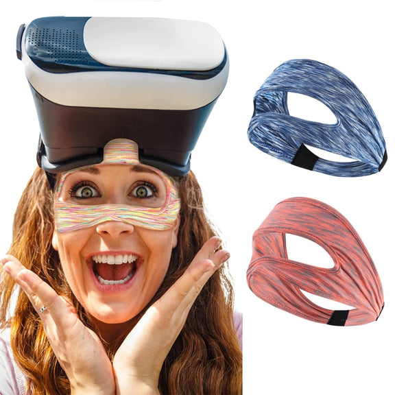 VR Glasses Head-mounted Breathable Sweat-proof Eye Mask(Navy)