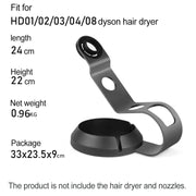 For Dyson Supersonic Hair Dryer Stand Holder With Cable Storage Function(Rose Red)