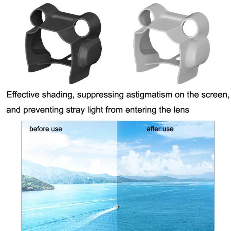 Sunnylife MM3-ZG406 Lens Hood Gimbal Protection Anti-Glare Sunshade Cover For DJI Mini3 Pro(Grey)