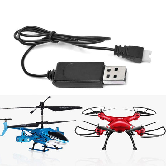 USB Charging Cable 3.7V 350mAh Air To Air Plug Without Protecting For Drone(Black) -  by PMC Jewellery | Online Shopping South Africa | PMC Jewellery | Buy Now Pay Later Mobicred