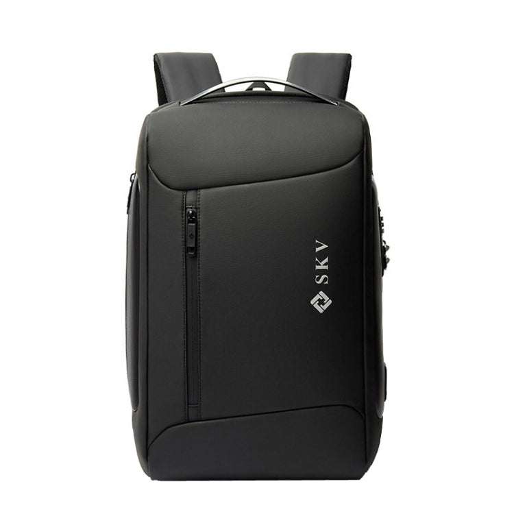 SKV B20430 Men Large Capacity Commute Computer Bag Business Casual Backpack(Black) - free shipping - PMC Jewellery - Order now!
