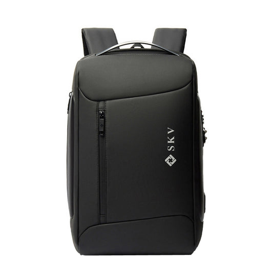 SKV B20430 Men Large Capacity Commute Computer Bag Business Casual Backpack(Black) - free shipping - PMC Jewellery - Order now!