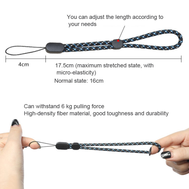 10 PCS Adjustable Mobile Phone Lanyard Short Type Lanyard Wrist Anti-lost Lanyard(Black) - Others Accessories by PMC TechLife | Online Shopping South Africa | PMC TechLife