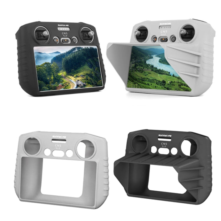 Sunnylife For DJI RC Remote Control Silicone Protective Case, Style: Without Hood (Gray) - Others by Sunnylife | Online Shopping South Africa | PMC TechLife | Buy Now Pay Later Mobicred