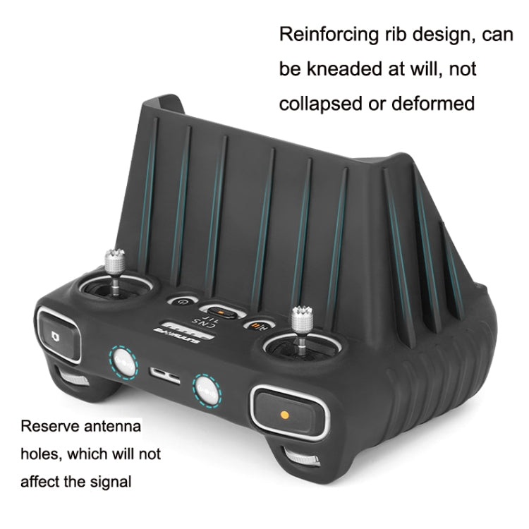 Sunnylife For DJI RC Remote Control Silicone Protective Case, Style: Without Hood (Gray) - Others by Sunnylife | Online Shopping South Africa | PMC TechLife | Buy Now Pay Later Mobicred