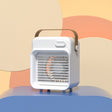 F05 USB Portable Mini Multifunctional Spray Cooling Fan, Spec: Plug-in Model (White) - Electric Fans by PMC TechLife | Online Shopping South Africa | PMC TechLife | Buy Now Pay Later Mobicred