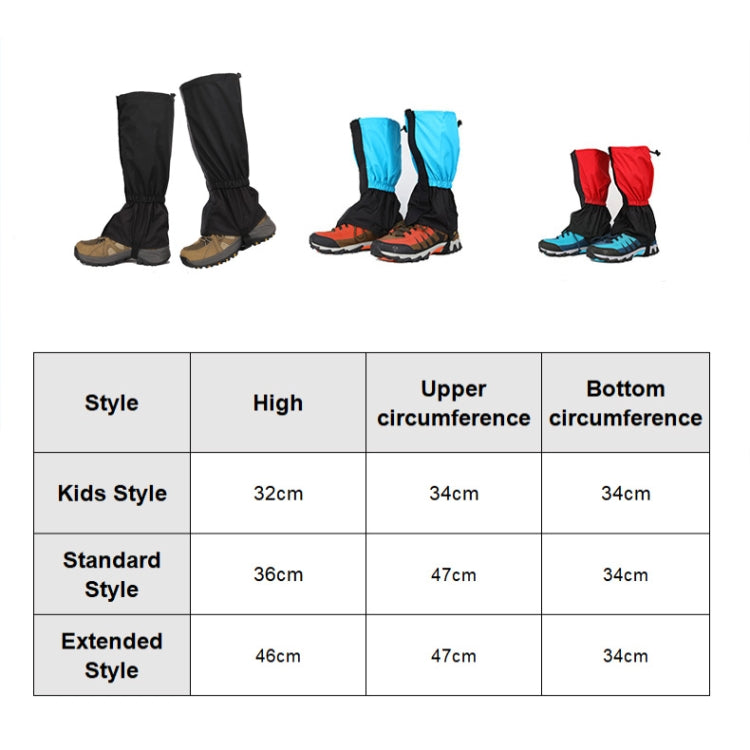 Outdoor Snow Desert Sand-proof Waterproof Foot Cover, Spec: Extended (Royal Blue) - Mountaineering Outfit by PMC TechLife | Online Shopping South Africa | PMC TechLife