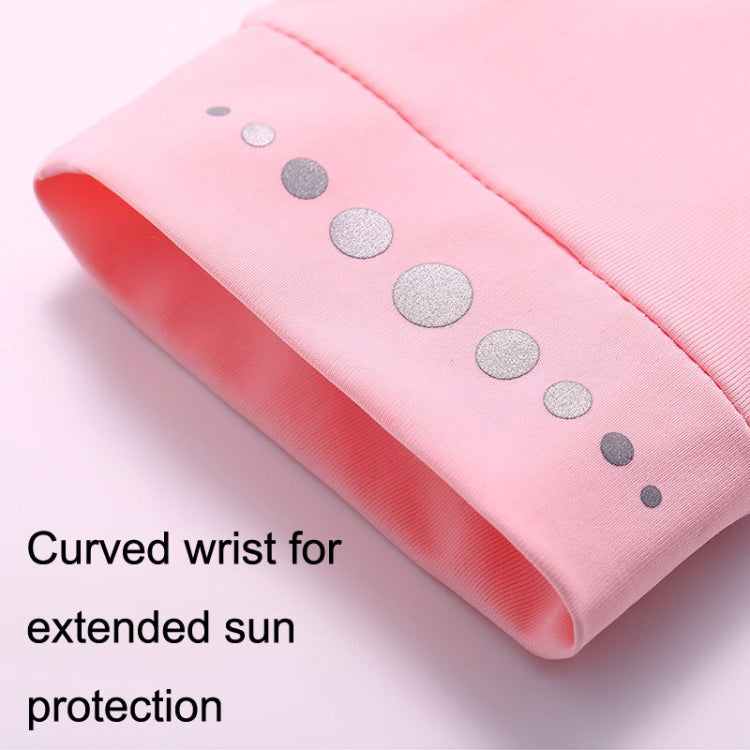 1 Pair XC-14 Riding Driving Sunscreen Anti-UV Fingerless Ice Silk Gloves, Style: Line (Light Gray) - Safety Gloves by PMC TechLife | Online Shopping South Africa | PMC TechLife | Buy Now Pay Later Mobicred