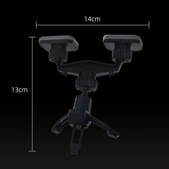 SUMITAP STH-S44Y Car Mobile Phone Double Head Magnetic Stand(Black)