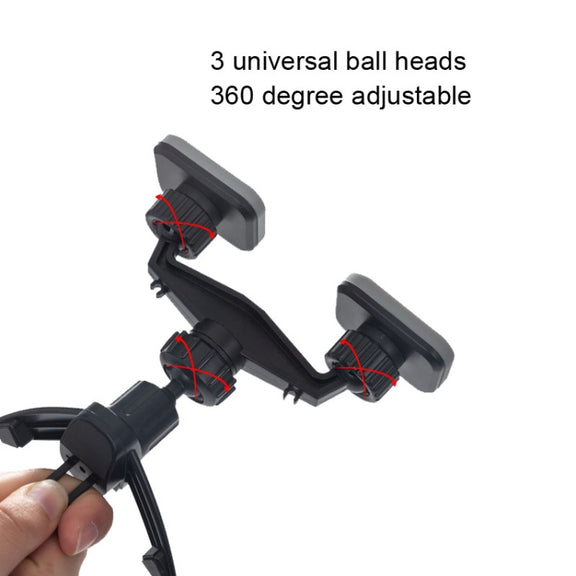 SUMITAP STH-S44Y Car Mobile Phone Double Head Magnetic Stand(Blue)