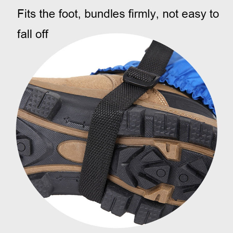 04 Outdoor Short Mountaineering Anti-Snow Leg Covers(Blue) - Mountaineering Outfit by PMC TechLife | Online Shopping South Africa | PMC TechLife | Buy Now Pay Later Mobicred