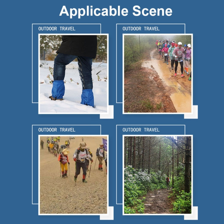 04 Outdoor Short Mountaineering Anti-Snow Leg Covers(Navy Blue) - Mountaineering Outfit by PMC TechLife | Online Shopping South Africa | PMC TechLife | Buy Now Pay Later Mobicred