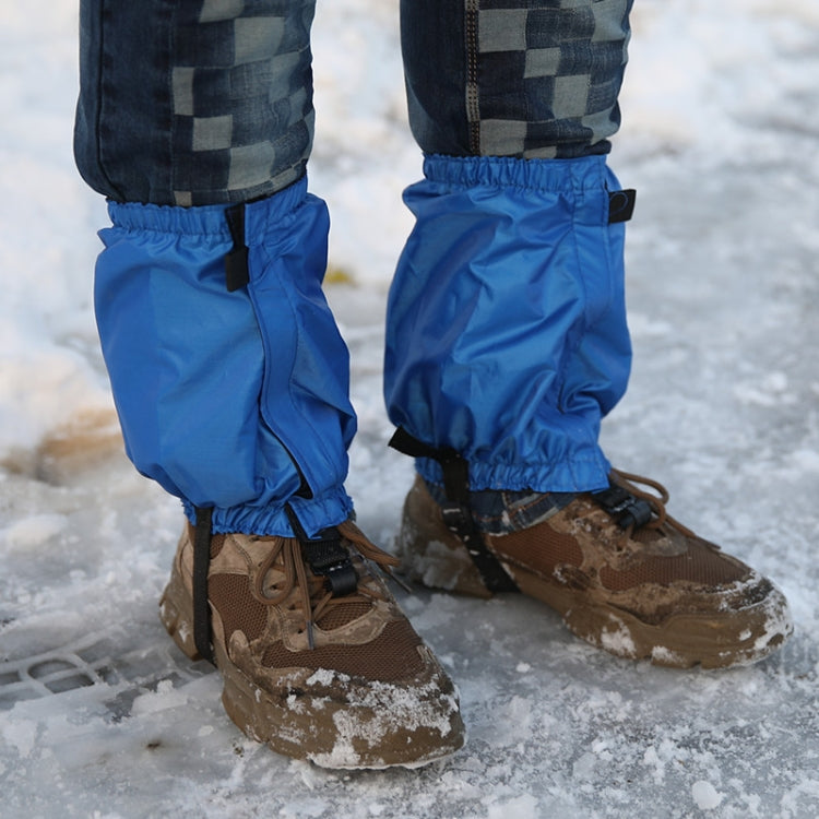 04 Outdoor Short Mountaineering Anti-Snow Leg Covers(Blue) - Mountaineering Outfit by PMC TechLife | Online Shopping South Africa | PMC TechLife | Buy Now Pay Later Mobicred