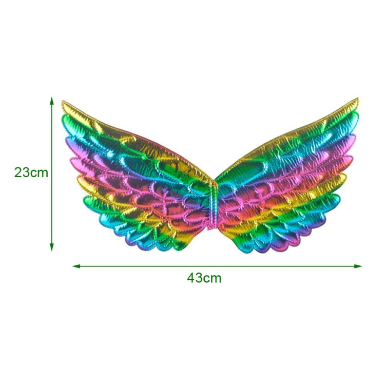 3 PCS Children Prom Dress Up Wings Elf Colorful Wings Party Costume Props(Fantasy White) - Holiday Decorations by PMC TechLife | Online Shopping South Africa | PMC TechLife