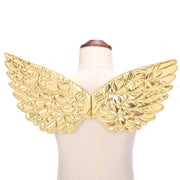 3 PCS Children Prom Dress Up Wings Elf Colorful Wings Party Costume Props(Fantasy White)