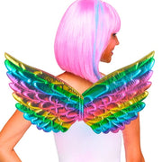 3 PCS Children Prom Dress Up Wings Elf Colorful Wings Party Costume Props(Fantasy White)