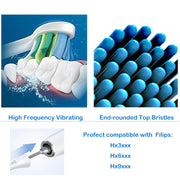 Toothbrush Head For Philips HX3/HX6/HX9 Series(Black Gum Care)