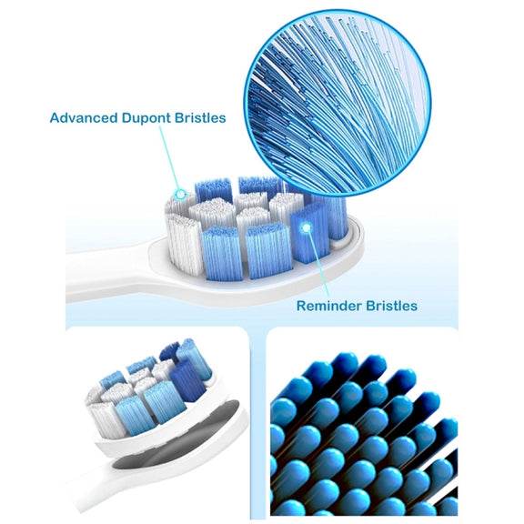 Toothbrush Head For Philips HX3/HX6/HX9 Series(Black Gum Care)