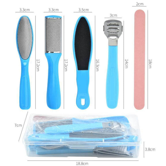 20 In 1 Foot File Grinding Exfoliating Manicure And Pedicure Kit(Yellow)