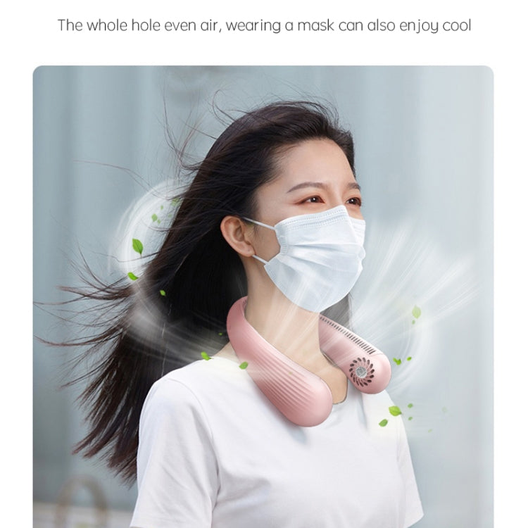 Lazy Hanging Neck Fan Bladeless Silent Sports Fan,Model: T36 Black 3000 mAh - Electric Fans by PMC TechLife | Online Shopping South Africa | PMC TechLife