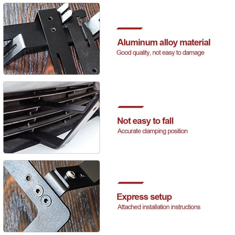 Punch-free Front License Plate Holder American License Plate Bracket(For Tesla Model 3) - License Plate Covers & Frames by PMC TechLife | Online Shopping South Africa | PMC TechLife | Buy Now Pay Later Mobicred