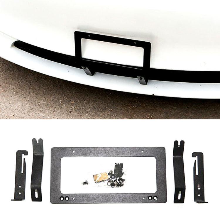 Punch-free Front License Plate Holder American License Plate Bracket(For Tesla Model 3) - License Plate Covers & Frames by PMC TechLife | Online Shopping South Africa | PMC TechLife | Buy Now Pay Later Mobicred