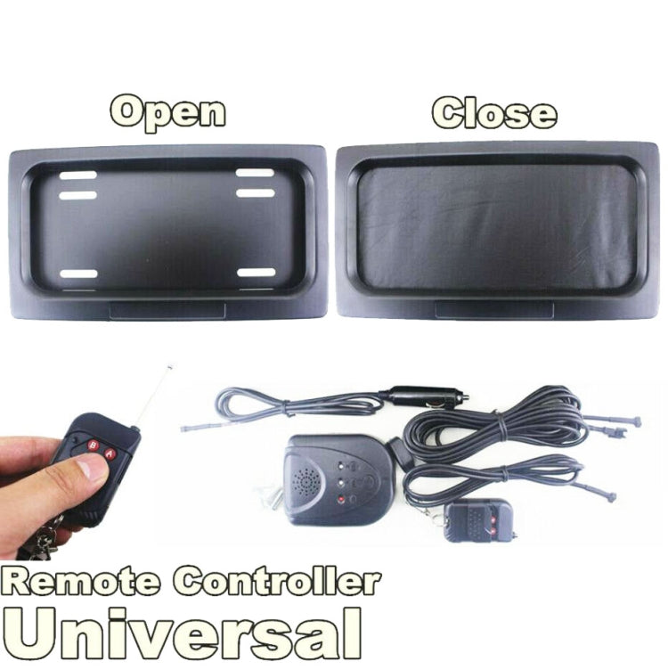 US Standard Roller Blind Dual-Brand Energy Vehicle License Plate Frame License Plate Bracket