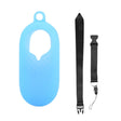 2 PCS Thumb Camera Silicone Case + Lanyard For Insta360 GO2(Blue) - Case & Bags by PMC TechLife | Online Shopping South Africa | PMC TechLife | Buy Now Pay Later Mobicred