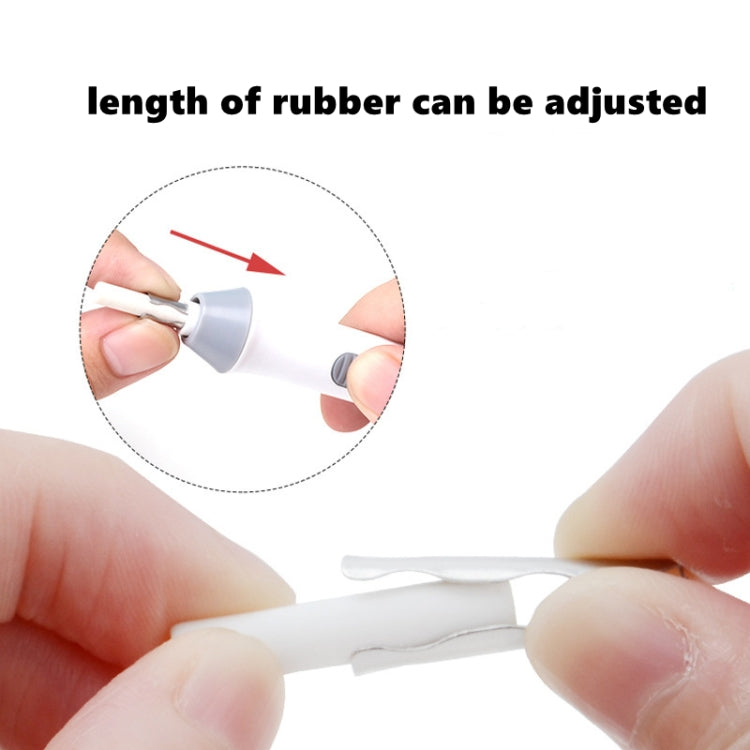 Tenwin 8302 Adjustable Electric Eraser With Rubber Refills For Sketch Drawing Erasing(White) - free shipping - PMC Jewellery - Order now!