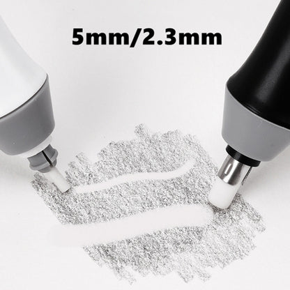 Tenwin 8302 Adjustable Electric Eraser With Rubber Refills For Sketch Drawing Erasing(White) - free shipping - PMC Jewellery - Order now!