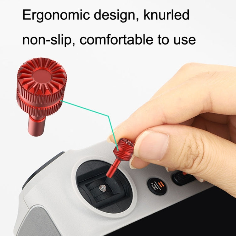 1 Pair Sunnylife MM3-YG393 For DJI Mini3 Pro DJI RC With Screen Remote Control Thumb Rocker(Titanium) - Other by Sunnylife | Online Shopping South Africa | PMC Jewellery | Buy Now Pay Later Mobicred