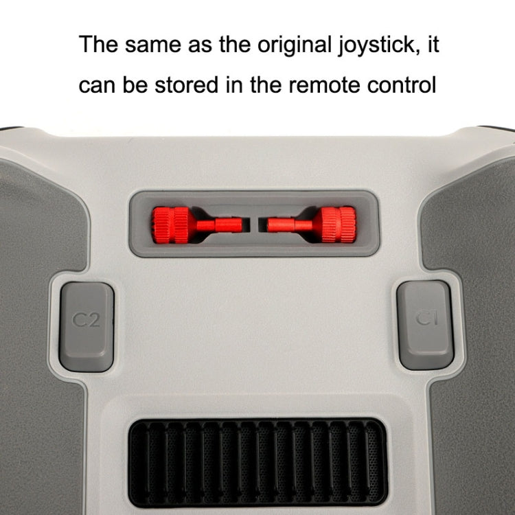 1 Pair Sunnylife MM3-YG393 For DJI Mini3 Pro DJI RC With Screen Remote Control Thumb Rocker(Titanium) - Other by Sunnylife | Online Shopping South Africa | PMC TechLife | Buy Now Pay Later Mobicred