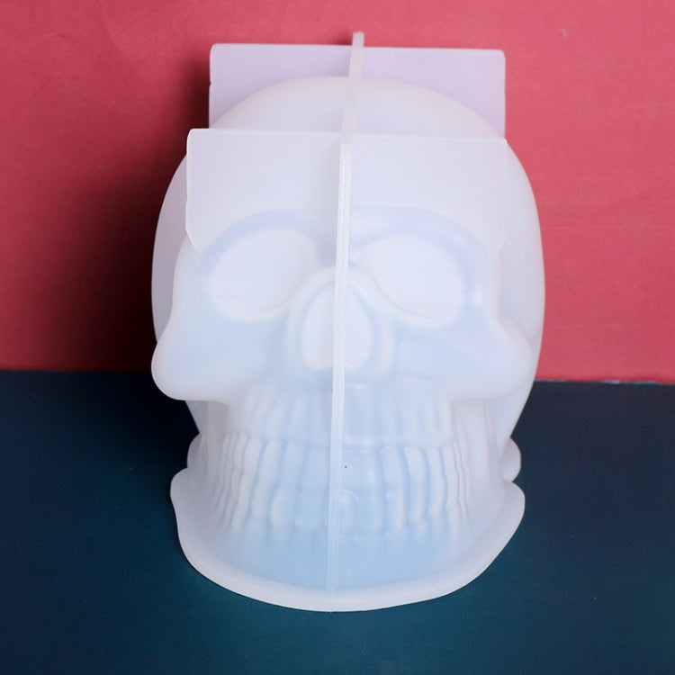 D804 Epoxy Mould Skull Candle Silicone Mould - Arts & Crafts by PMC TechLife | Online Shopping South Africa | PMC TechLife