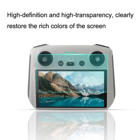 Sunnylife MM3-GHM387 9H 2.5D HD Tempered Glass Film For Mini3 Pro Remote Control(As Show)