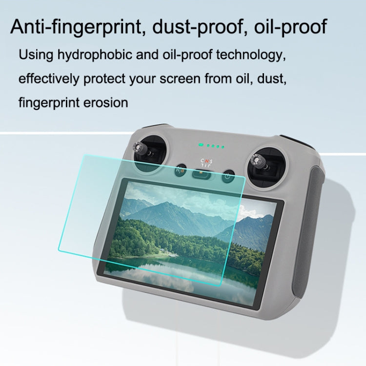 Sunnylife MM3-GHM387 9H 2.5D HD Tempered Glass Film For Mini3 Pro Remote Control(As Show)