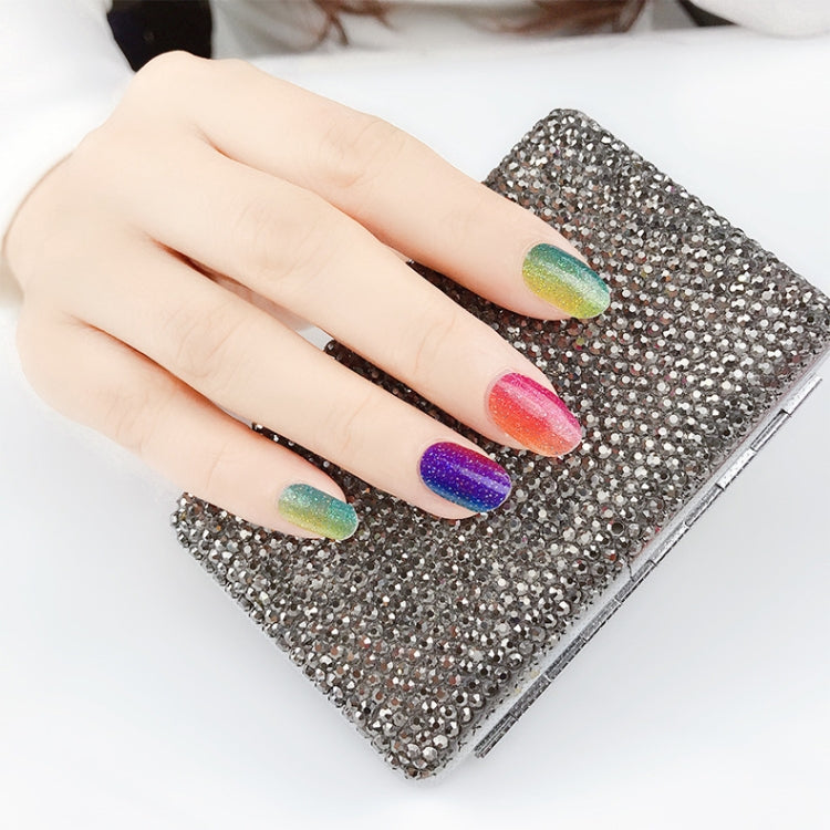 22 Fingers Shiny Onion Powder Starry Water-resistant Nail Sticker(ZX-3021)