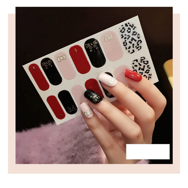 10 PCS 3D Hot Stamping Water-resistant Nail Art Sticker(Z/A115)