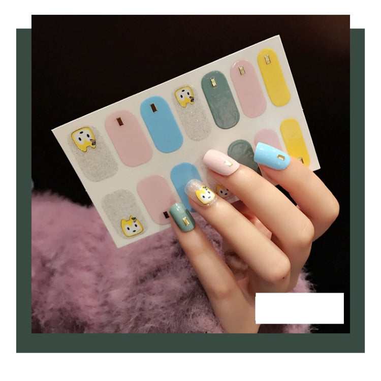10 PCS 3D Hot Stamping Waterproof Nail Art Sticker(Z/A117) - free shipping - PMC Jewellery - Order now!