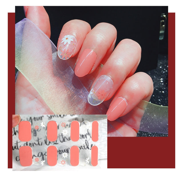 10 PCS 3D Hot Stamping Water-resistant Nail Art Sticker(Z/A089)